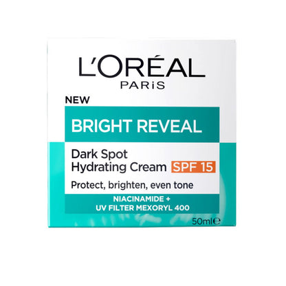 6x L'Oreal Paris Bright Reveal Dark Spot Hydrating Cream Moisturiser SPF15 50ml