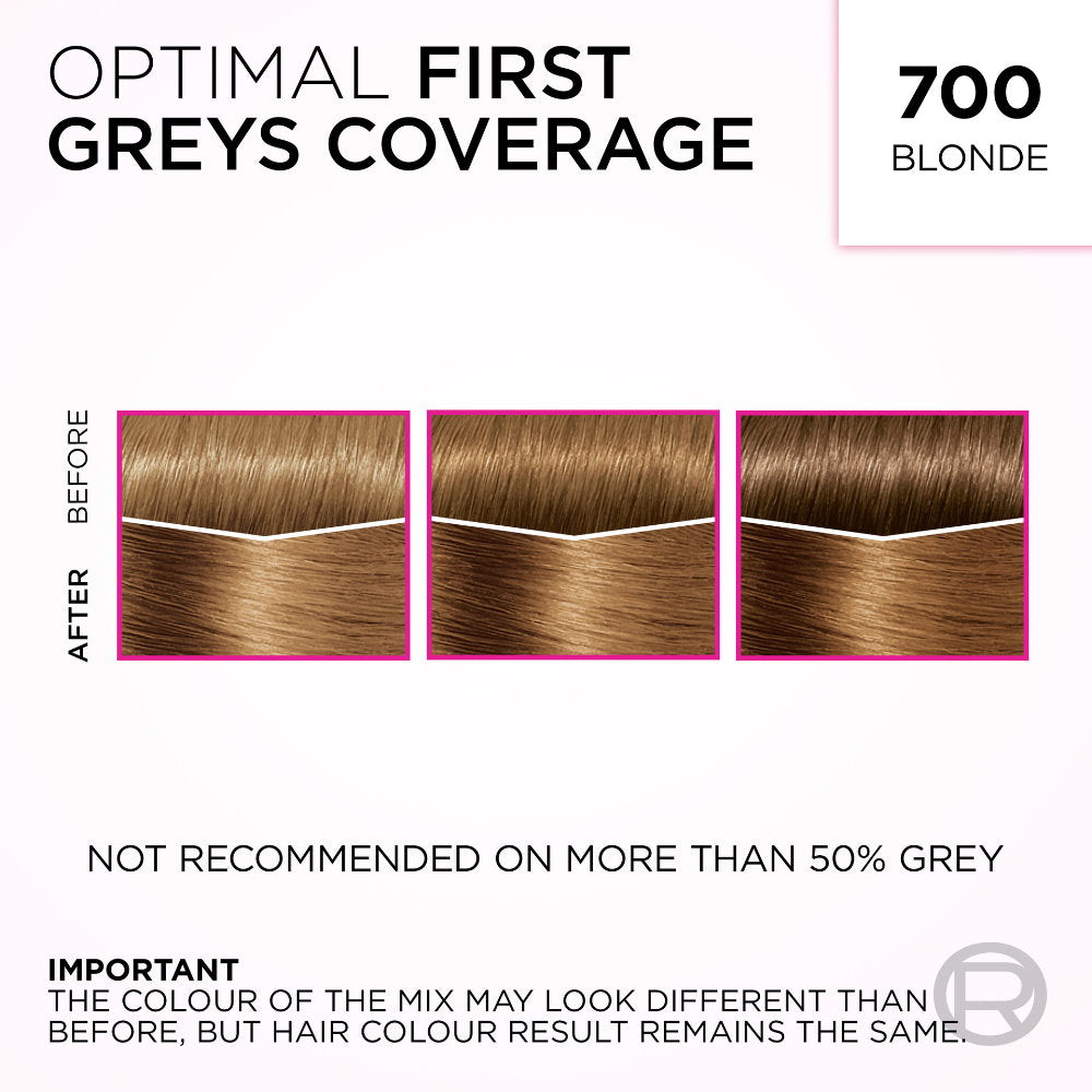 6x L'Oreal Paris Casting Creme Gloss Semi-Permanent Hair Colour 700 Dark Blonde