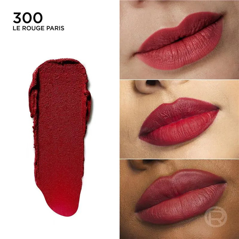 3x L'Oreal Paris Color Riche Blurred Matte in Balm Lipstick 300 Le Rouge Paris