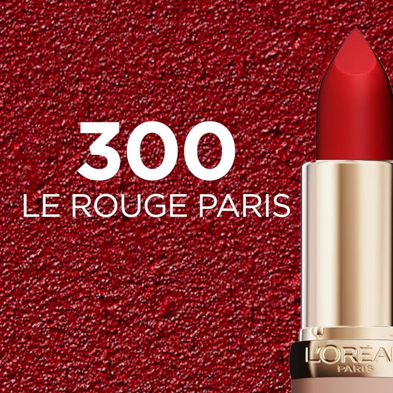 3x L'Oreal Paris Color Riche Blurred Matte in Balm Lipstick 300 Le Rouge Paris