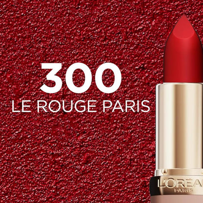 3x L'Oreal Paris Color Riche Blurred Matte in Balm Lipstick 300 Le Rouge Paris
