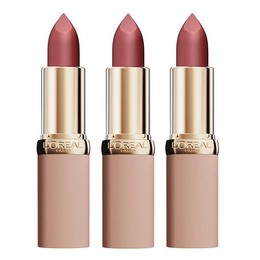 3x L'Oreal Paris Color Riche Blurred Matte in Balm Lipstick 601 Worth It