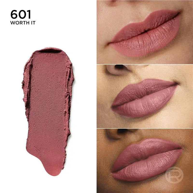 3x L'Oreal Paris Color Riche Blurred Matte in Balm Lipstick 601 Worth It