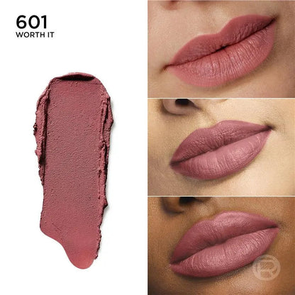 3x L'Oreal Paris Color Riche Blurred Matte in Balm Lipstick 601 Worth It