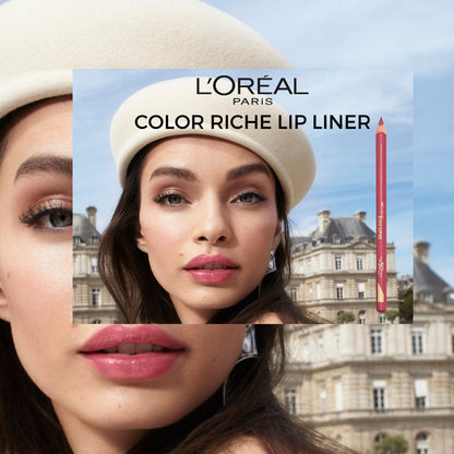 3x L'Oreal Paris Color Riche Le Lip Crayon Lip Liner 630 Beige a Nu