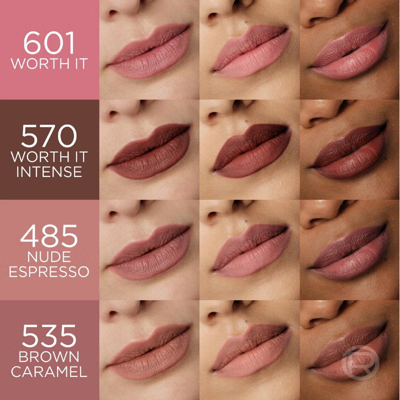 3pk L'Oreal Paris Color Riche Le Lip Crayon Lip Liner 601 Worth It