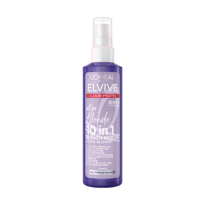 3x L'Oreal Paris Elvive Blonde 10 in 1 Leave In Spray 150ml