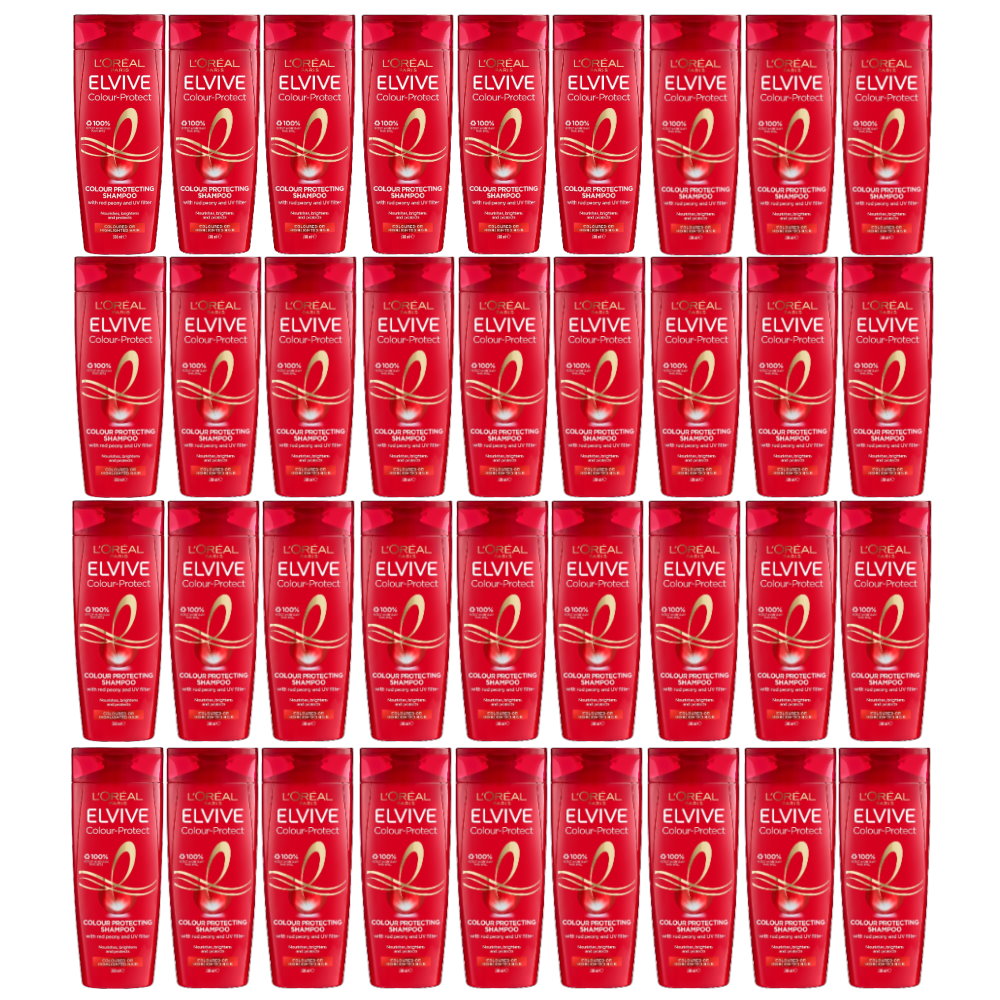 36pk L'Oreal Paris Elvive Colour Protect Shampoo 300mL