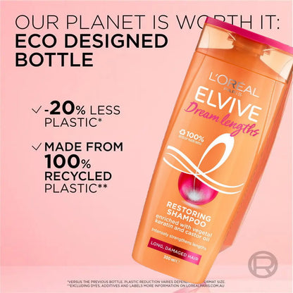 36pk L'Oreal Paris Elvive Dream Long Shampoo 300mL