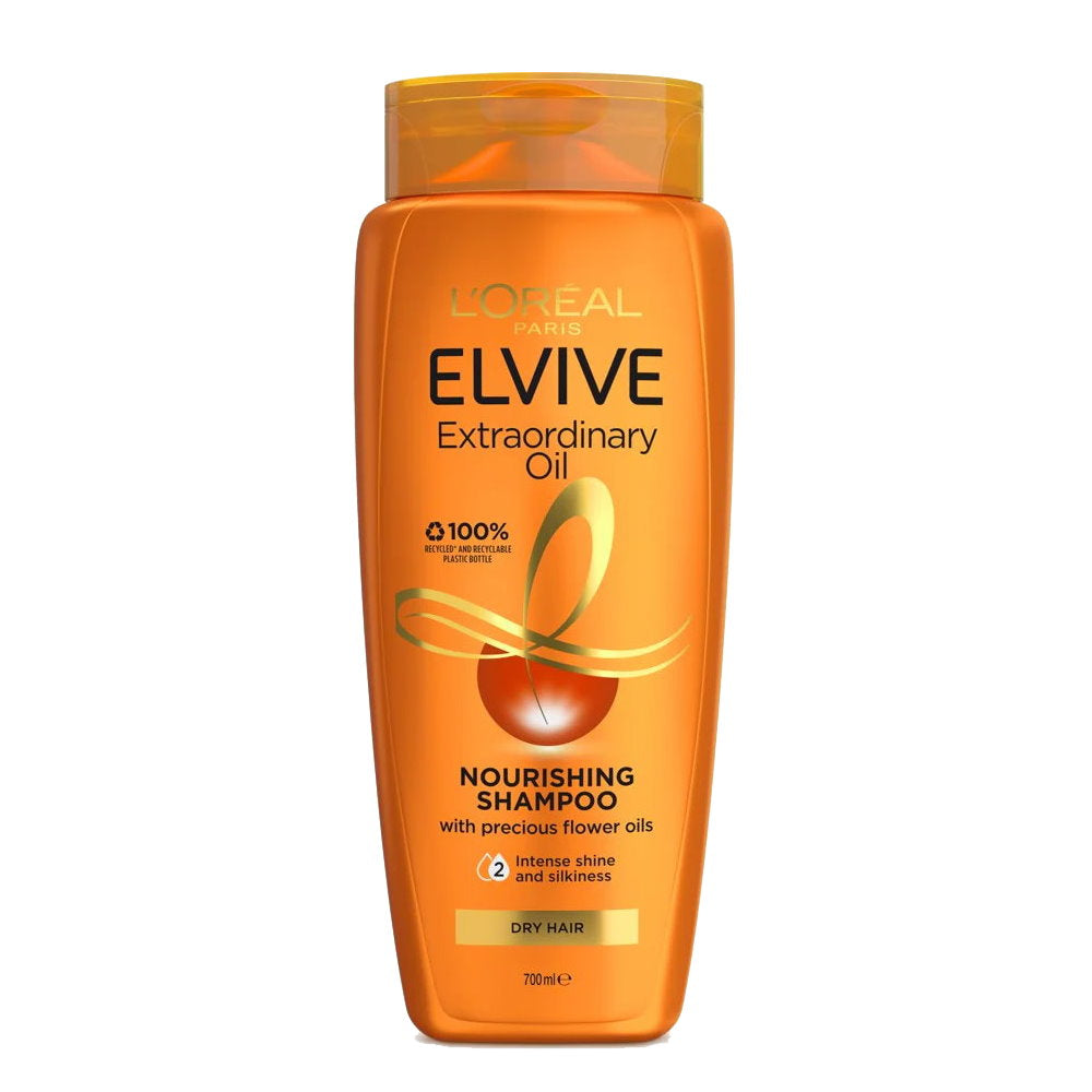 12x L'Oreal Paris Elvive Extraordinary Oil Nourishing Shampoo 700ml