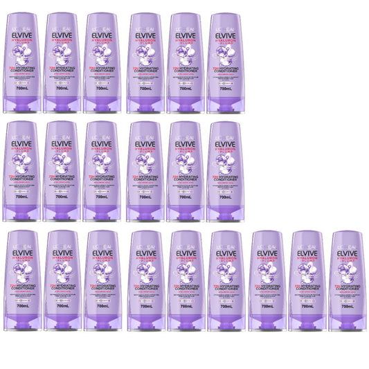 21pk L'Oreal Paris Elvive Hyaluron Plump Hydrating Conditioner 700mL