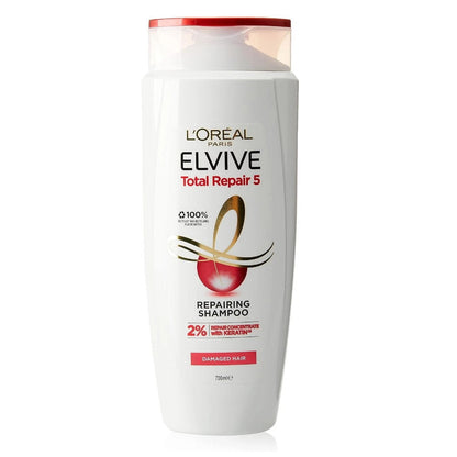 2pk L'Oreal Paris Elvive Total Repair 5 Shampoo 700mL + Wonder Treatment 200ml