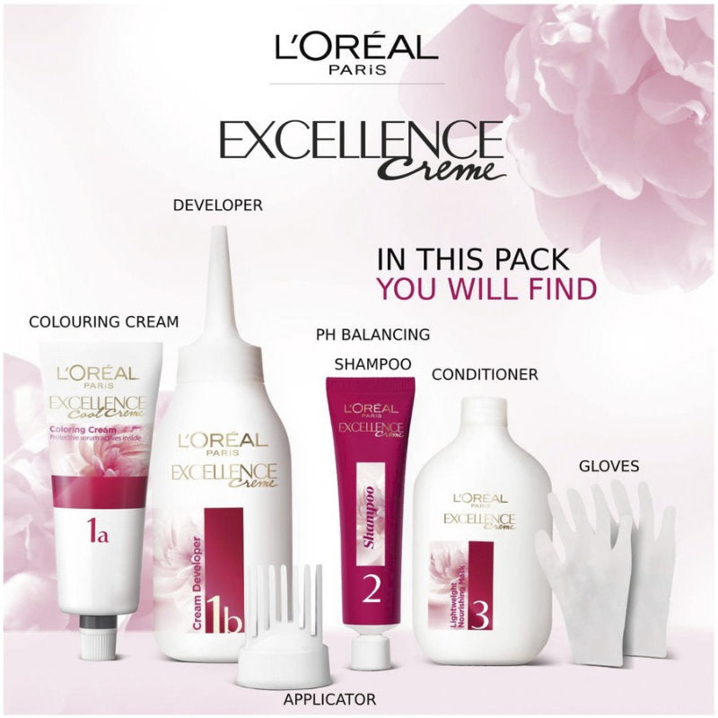 L'Oreal Paris Excellence Creme Hair Colour 4 Dark Brown