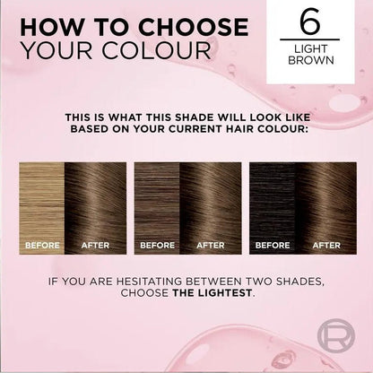 L'Oreal Paris Excellence Creme Hair Colour 6 Light Brown