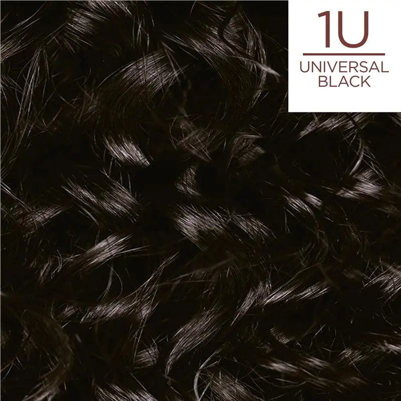 3x L'Oreal Paris Excellence Creme Universal Nudes Hair Colour 1U Black
