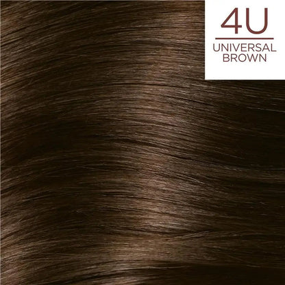 6x L'Oreal Paris Excellence Creme Universal Nudes Hair Colour 4U Brown
