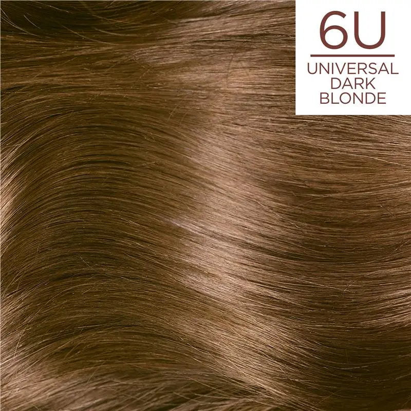 3x L'Oreal Paris Excellence Creme Universal Nudes Hair Colour 6U Dark Blonde