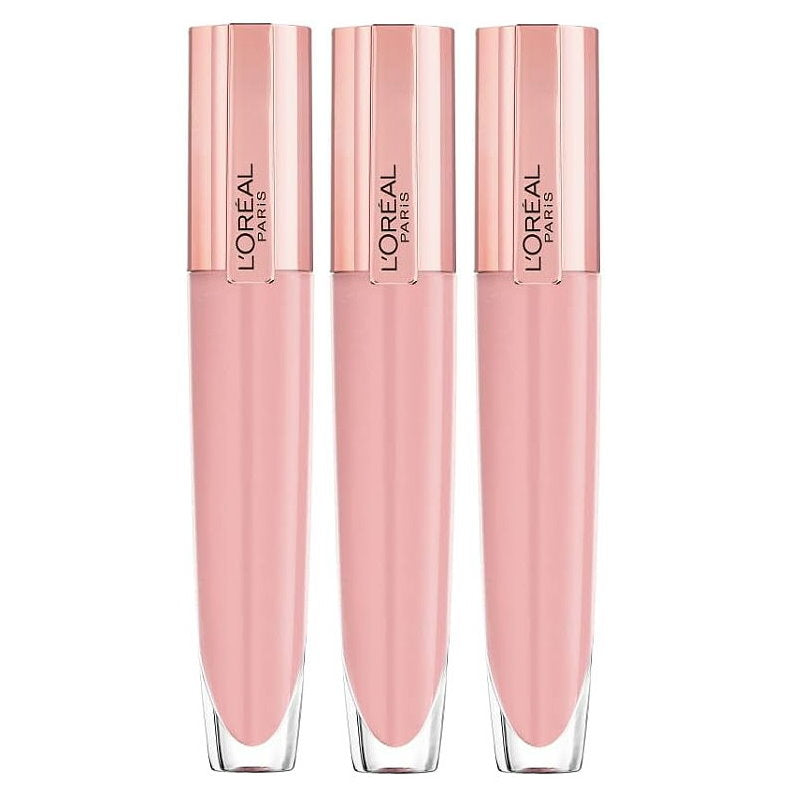 3x L'Oreal Paris Glow Paradise Plumping Lip Gloss 7ml 402 I Soar