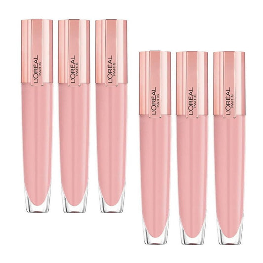 6pk L'Oreal Paris Glow Paradise Plumping Lip Gloss - 402 I Soar (carded)