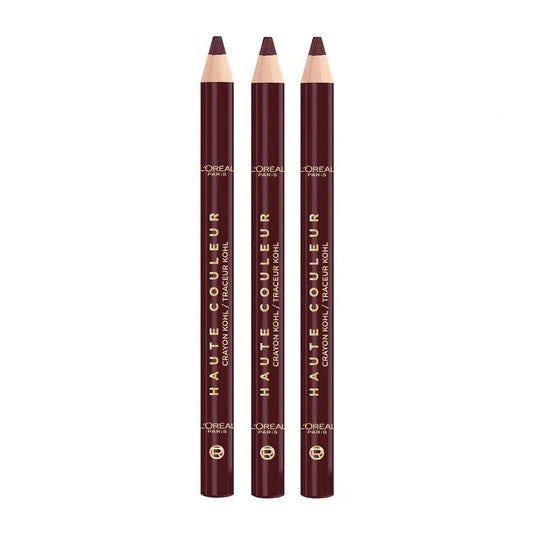 3pk L'Oreal Paris Haute Couleur Khol Eyeliner 150 Bordeaux Cashmere