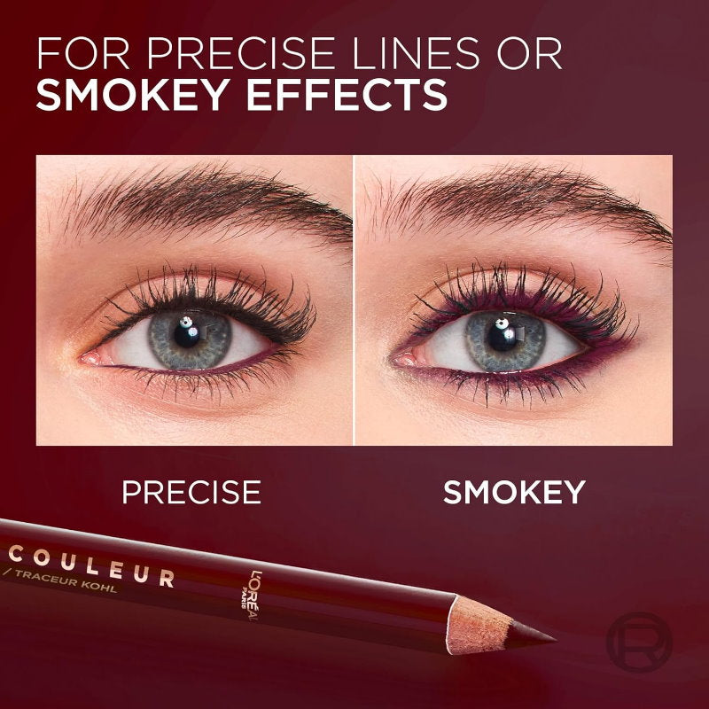 3pk L'Oreal Paris Haute Couleur Khol Eyeliner 150 Bordeaux Cashmere