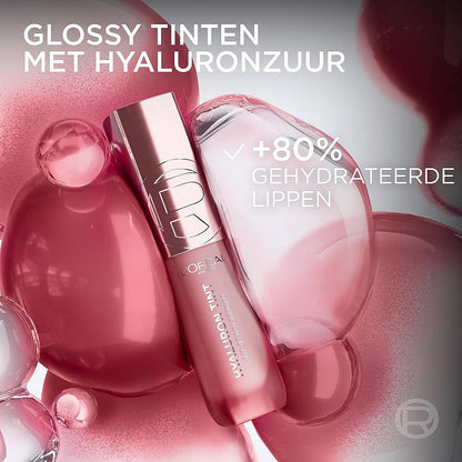 3x L'Oreal Paris Hyaluron Tint Lip Stain Serum 420 Le Rouge Paris 5ml