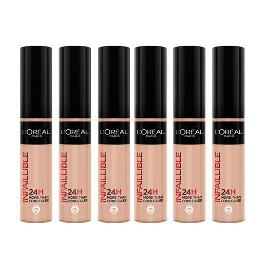 6x L'Oreal Paris Infallible 24H Full Coverage More Than Concealer 326 Vanilla