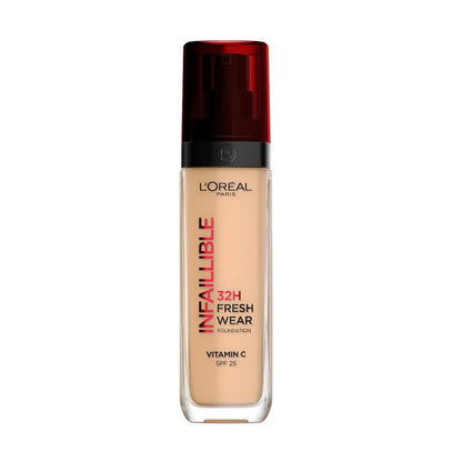 6x L'Oreal Paris Infallible 32H Freshwear Foundation 30ml 220 Sand / Neutral Undertone