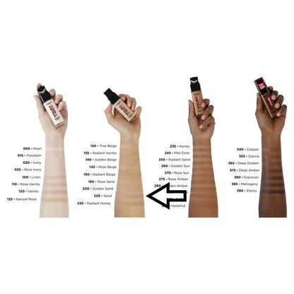 6x L'Oreal Paris Infallible 32H Freshwear Foundation 30ml 220 Sand / Neutral Undertone