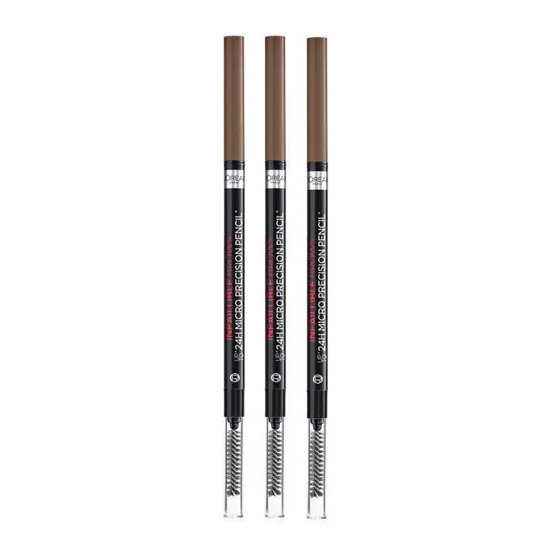 3x L'Oreal Paris Infallible Brows 24H Micro Precision Pencil 3.0 Brunette