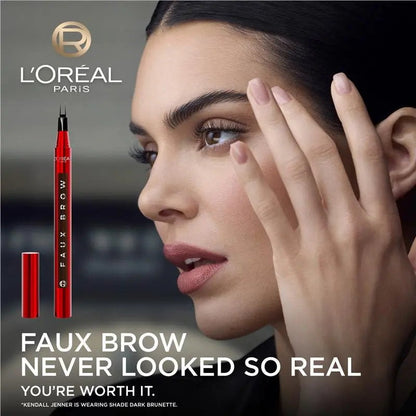 L'Oreal Paris Infallible Faux Brow Eyebrow Pen 1ml Dark Brunette