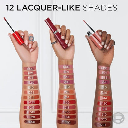 3x L'Oreal Paris Infallible Lacque Resistance Liquid Lipstick 4ml 601 Worth It