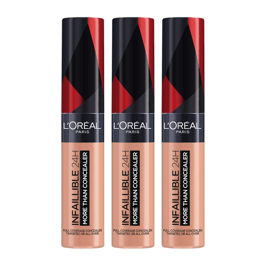 3x L'Oreal Paris Infallible More Than Concealer 11ml 331 Latte