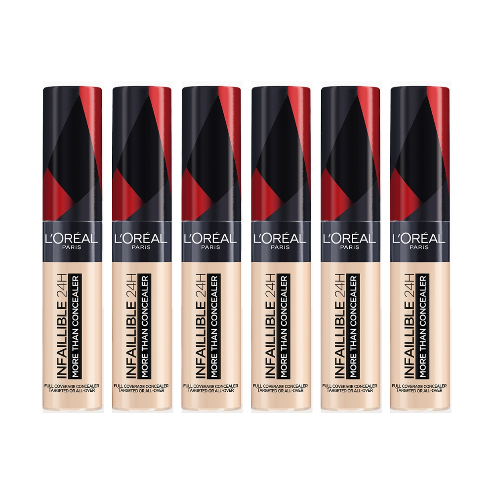 6x L'Oreal Paris Infallible More Than Concealer 11ml 325 Bisque