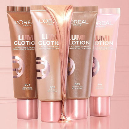 3x L'Oreal Paris Lumi Glotion 40ml 904 Deep Glow