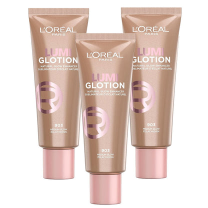 3x L'Oreal Paris Lumi Glotion 40ml - 903 Medium Glow