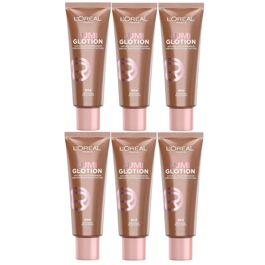 6pk L'Oreal Paris Lumi Glotion 40ml 904 Deep Glow