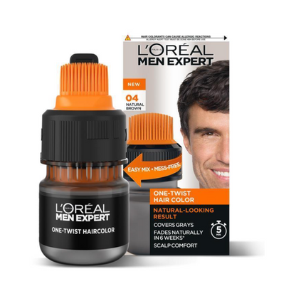 6x L'Oreal Paris Men Expert Hair Colour 04 Medium Brown