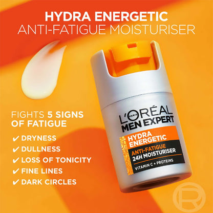 L'Oreal Paris Men Expert Hydra Energetic 24hr Anti Fatigue Moisturiser 50ml
