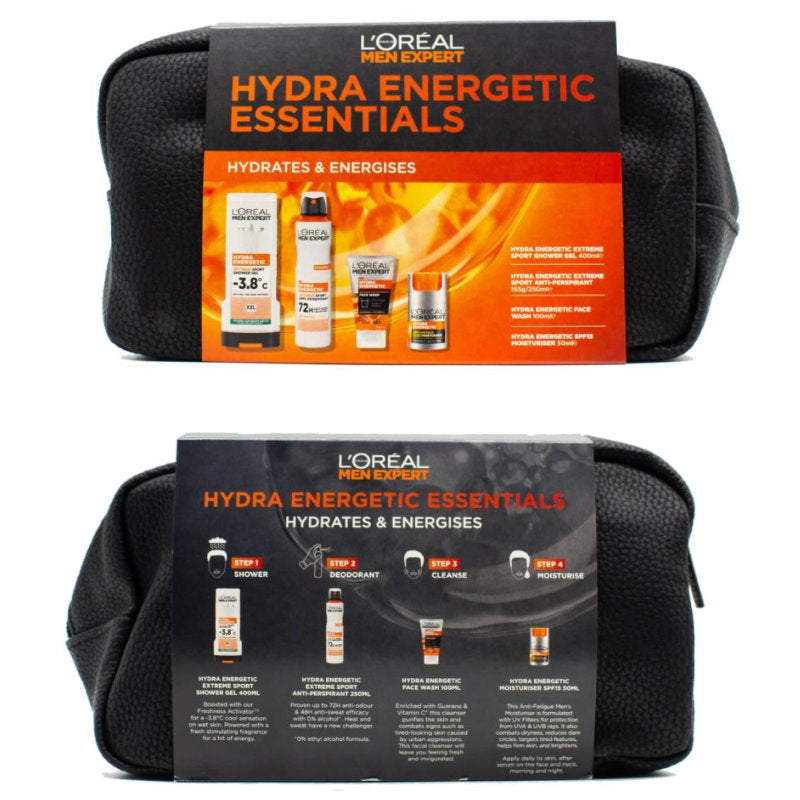 L'Oreal Paris Men Expert Hydra Energetic Essentials 4 Pack