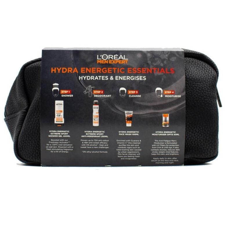 3x L'Oreal Paris Men Expert Hydra Energetic Essentials 4 Pack