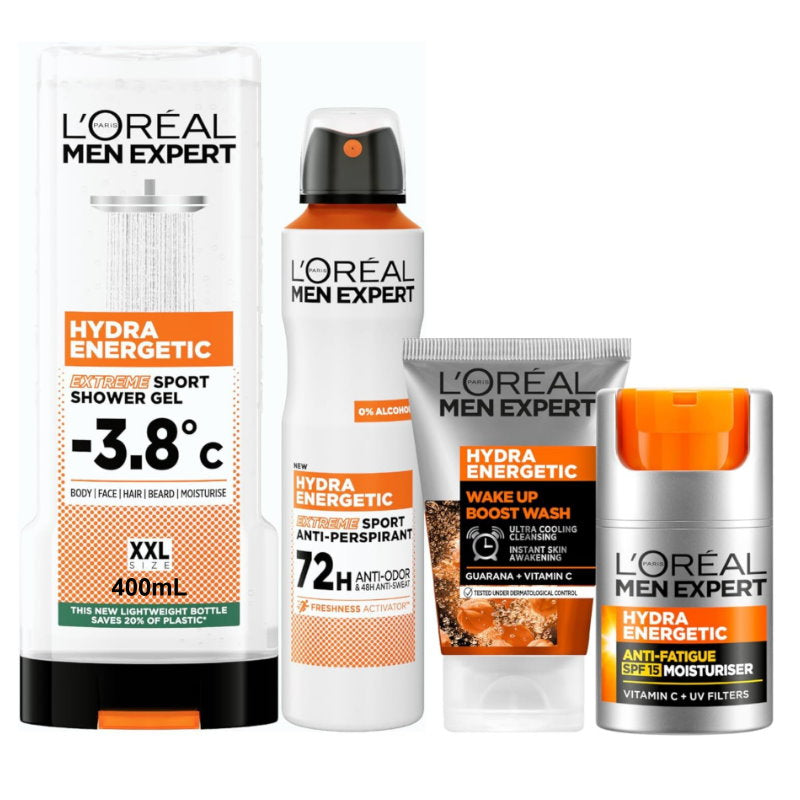 L'Oreal Paris Men Expert Hydra Energetic Essentials 4 Pack