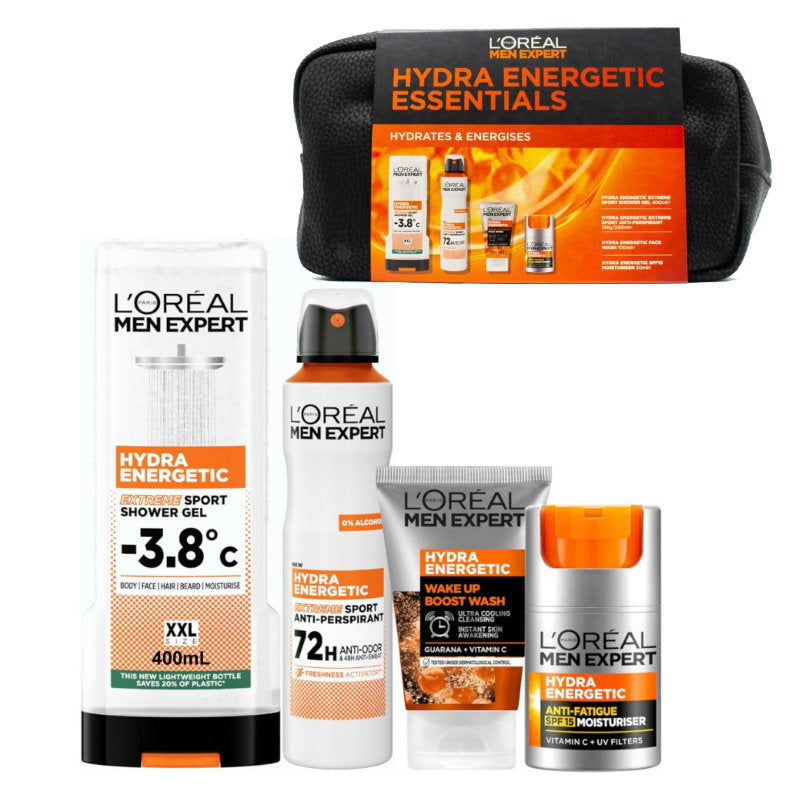 L'Oreal Paris Men Expert Hydra Energetic Essentials 4 Pack