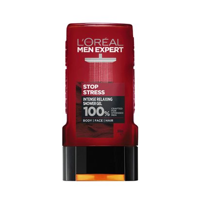 3x L'Oreal Paris Men Expert Stop Stress Shower Gel 300ml