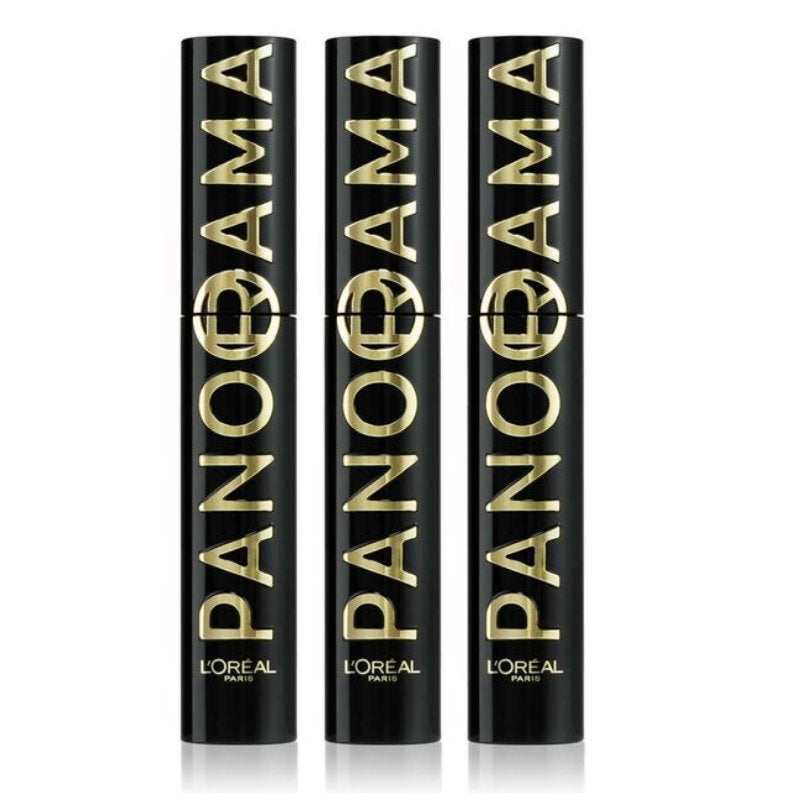 3x L'Oreal Paris Panorama Mascara All Night Black