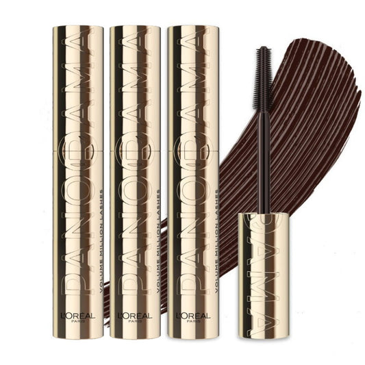 3pk L'Oreal Paris Panorama Volume Million Lashes Mascara Dark Brown