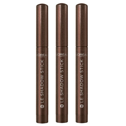 3x L'Oreal Paris Paradise Le Shadow Stick 240 Brown Abyss 1.4g