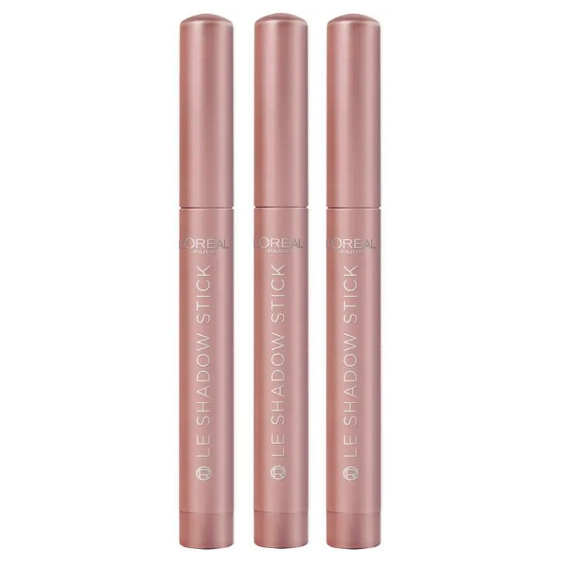 3x L'Oreal Paris Paradise Le Shadow Stick 245 Alluring Rose 1.4g