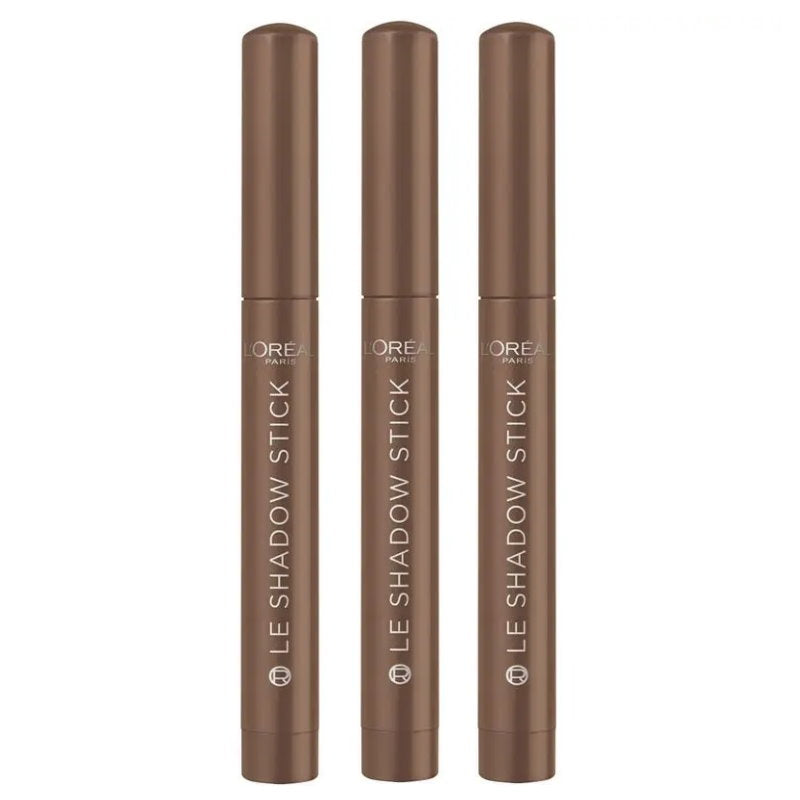 3x L'Oreal Paris Paradise Le Shadow Stick 420 Brown Bliss 1.4g