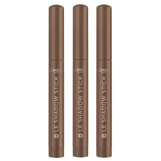 3x L'Oreal Paris Paradise Le Shadow Stick 420 Brown Bliss 1.4g